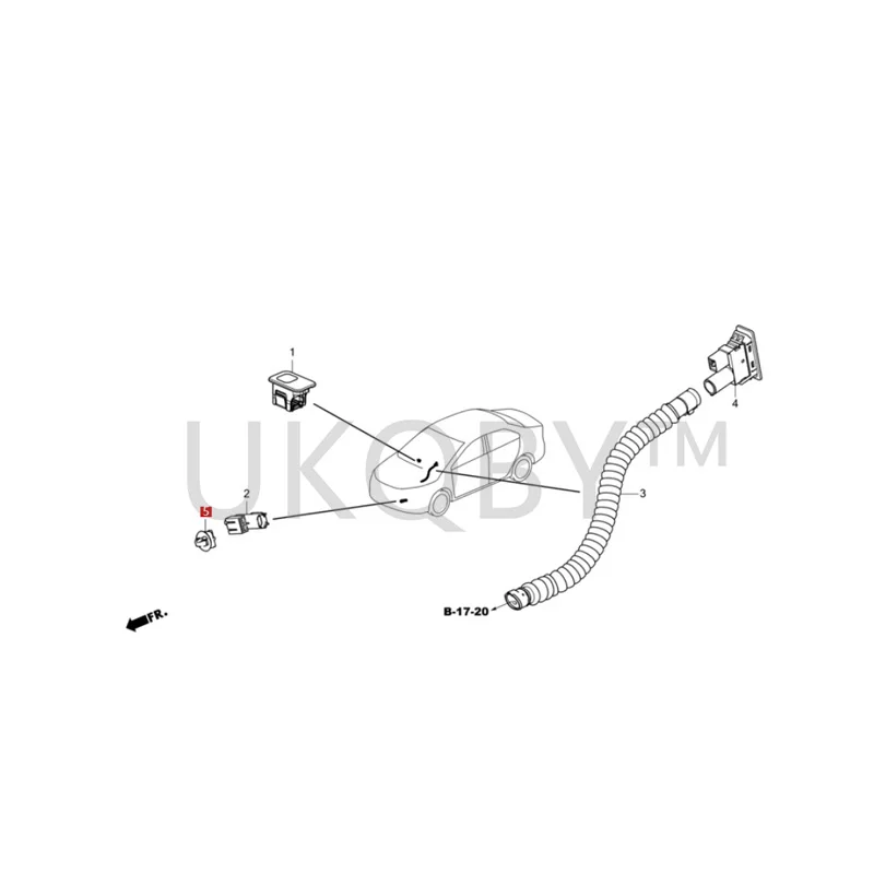 91555S2R003 Suitable for Ho nd a Civic CR-V Jade Crown Road Accord Sensor clamp