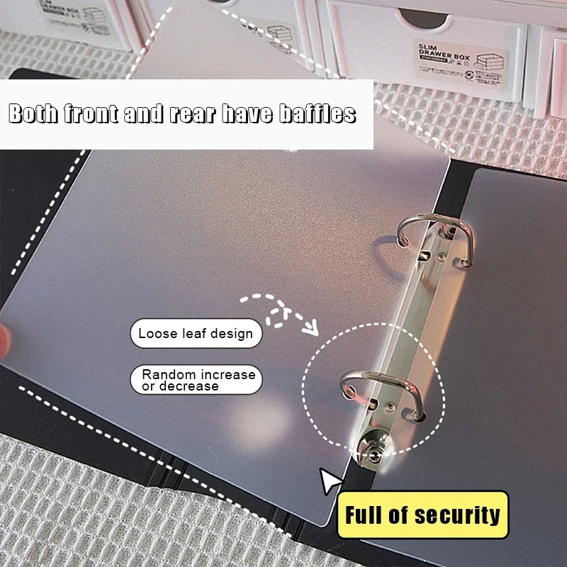 Photo Album Photo Card Holder Kawaii A4/A5 Binder with 25/50pcs Inner Pages