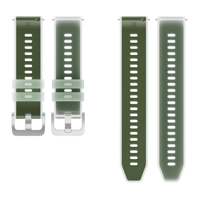 Translucent Silicone Watch Band - 22mm Strap