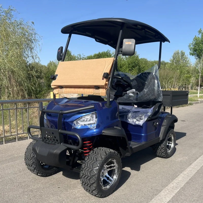 

Electric 2 Seat Utility Housekeeping Cart Mobility Scooter Lifted Golf Cart Hunting Buggy Golf Cart