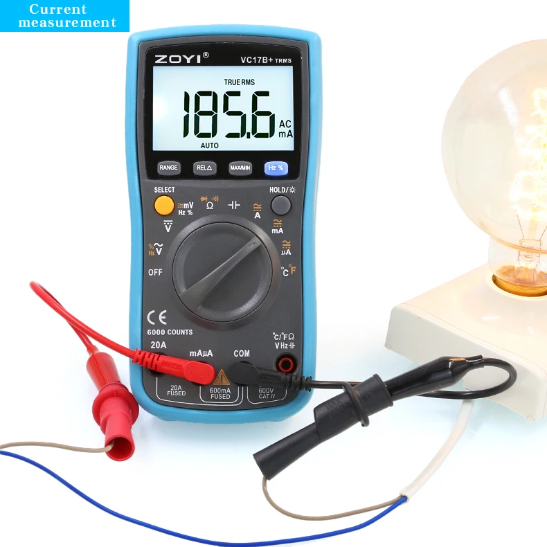 ZOYI ZT-17B+ electrical multimeter high precision digital display smart home capacitance meter