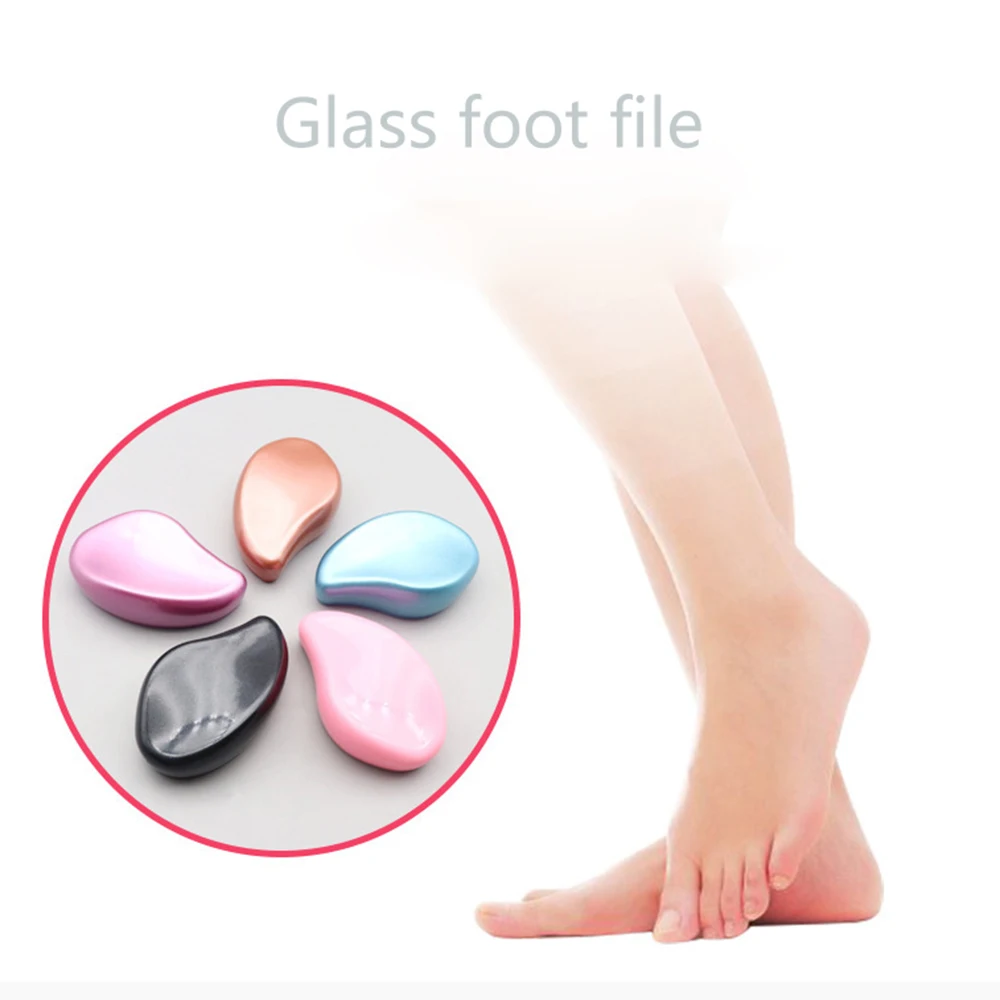Premium Nano Glass Heel Scraper & Foot Scrubber for Pedicure and Shower Care