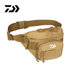 2022 New Daiwa Multi-Purpose Outdoor Fishing Bag Men's Wear-resistant Waterproof Shoulder Crossbody Waist Pack Travel Sport Bags