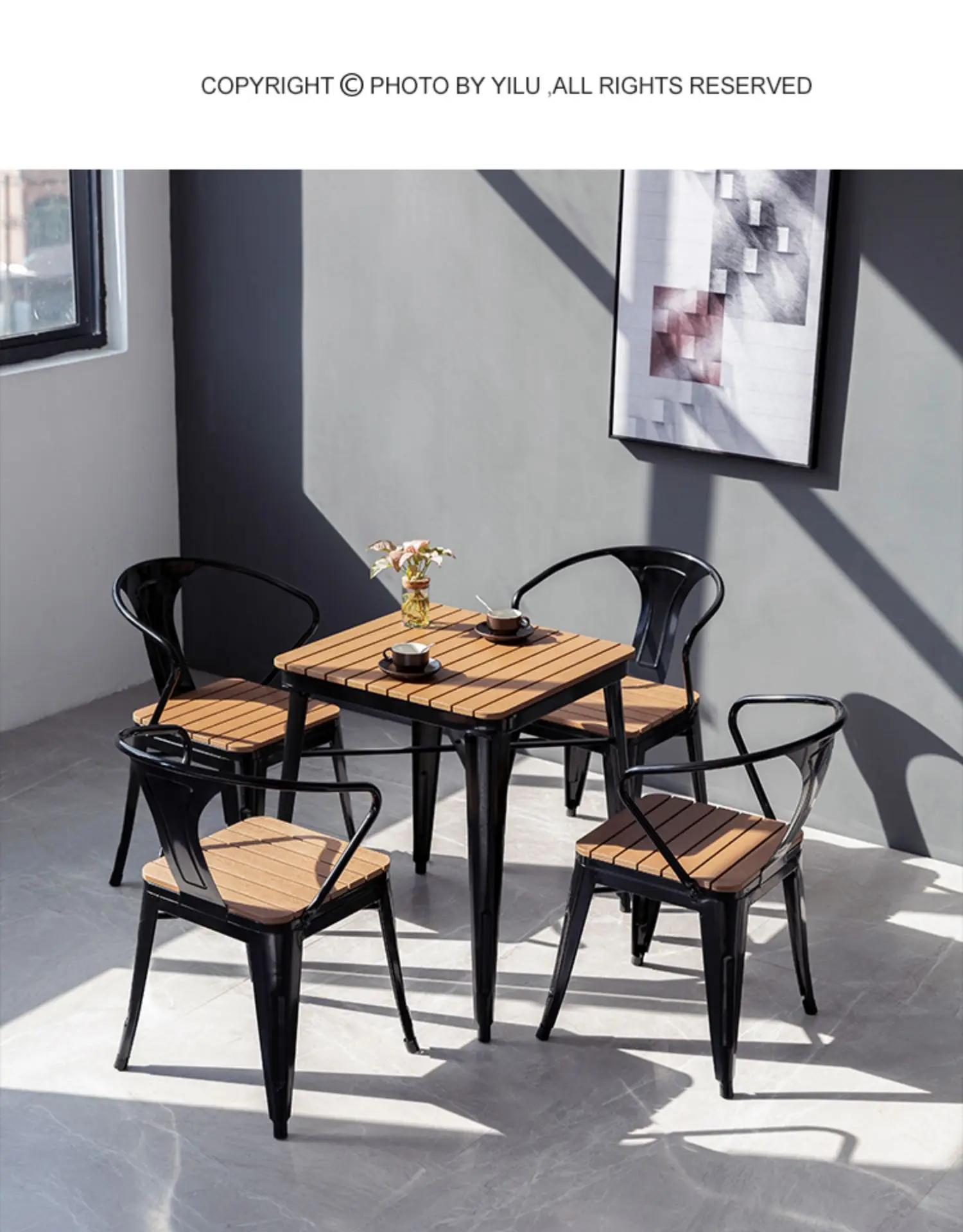 Tables Et Chaises D'extérieur, Combinaison De Tables Et Chaises  D'extérieur, Café, Le Balcon, Loisirs, Table À Manger, En Plastique, De  Jardin, Chaise - Chaises De Jardin - AliExpress