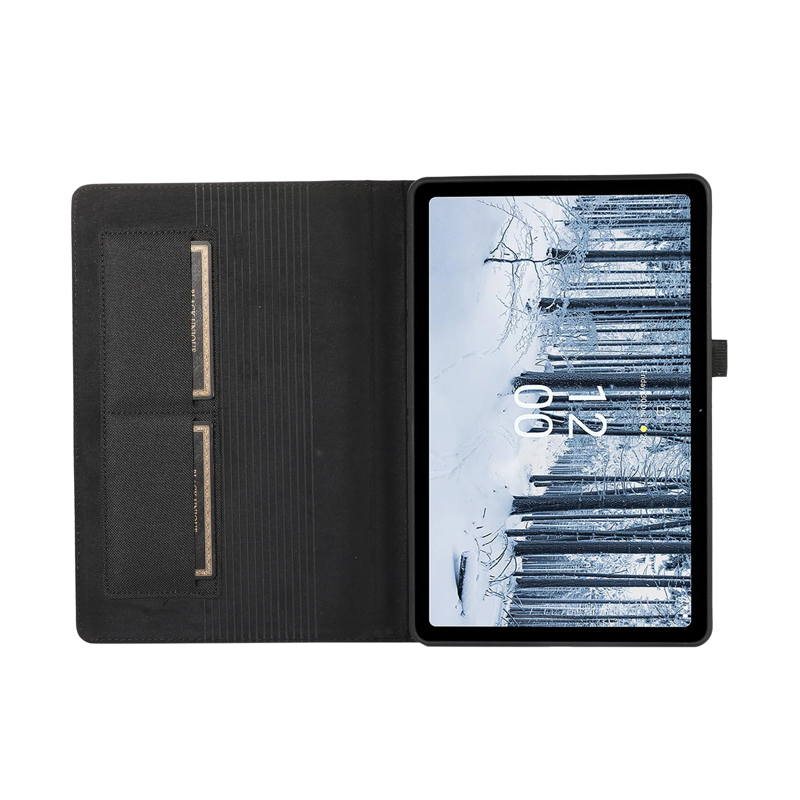 Cowboy-Style Flip Stand Case with Card Pocket and Shockproof Protection