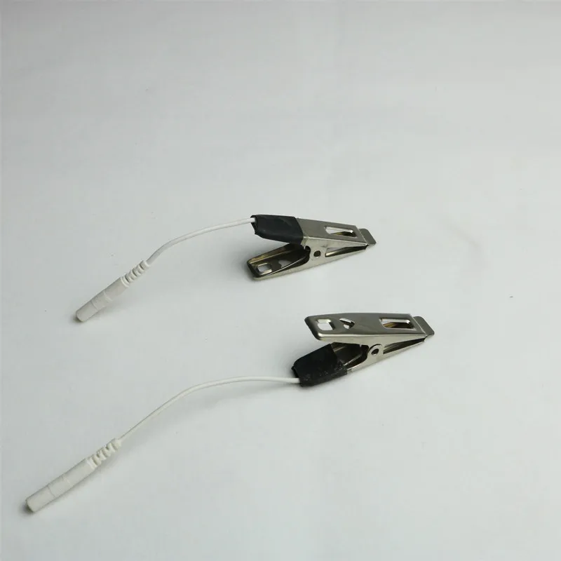 E-Stim Electrosex Nipple Clamps Electro Play Single Pole Electrode Sex Toys