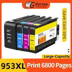 953XL Compatible for Hp953 Ink Cartridge with New Chip Full Ink for Hp 953 Officejet Pro 7720 7730 7740 8710 8718 8720 Printer