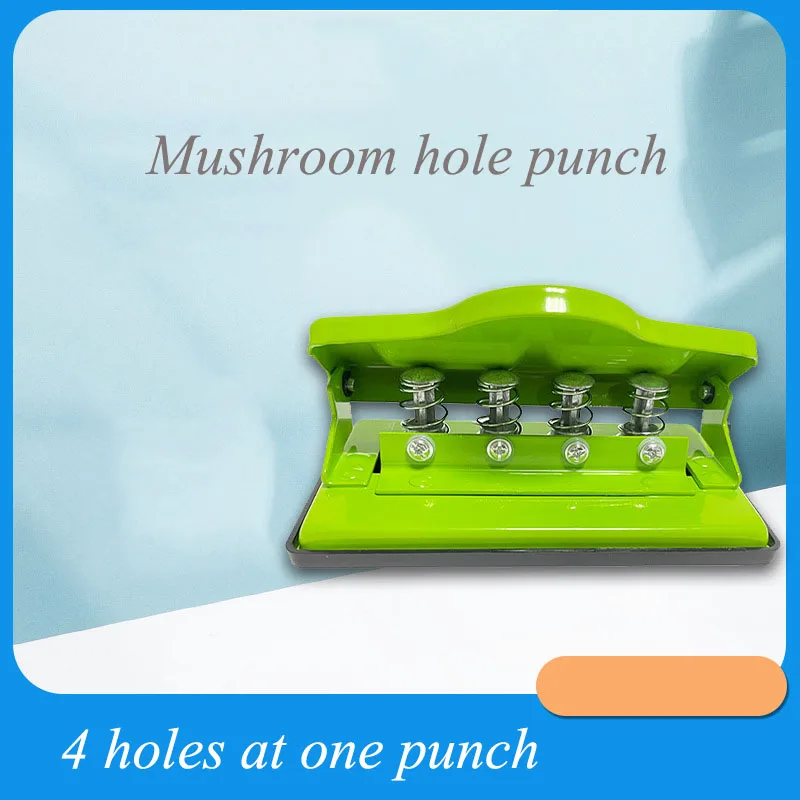 Mushroom Hole Punch 12 Holes Puncher Disc-Bound Notebook and Journals  Accessories A4/A5/A6/A7/B5 H Planner Binding Supplies