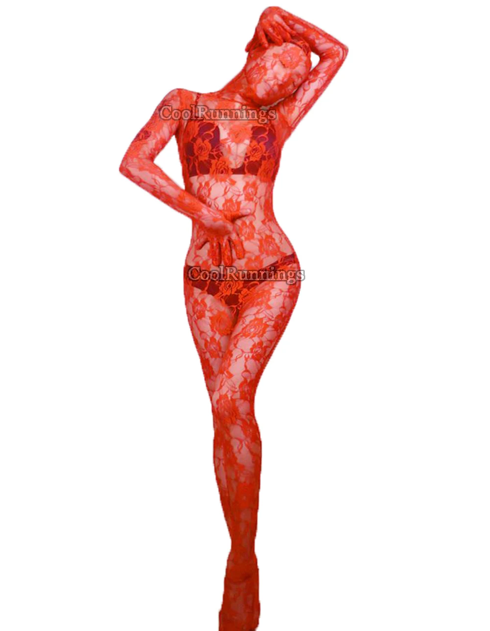 Men/Women Sexy Red/White/Black Lace Full Body Zentai Catsuit Costume Unitard leotard Bodysuit