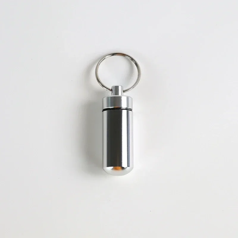 Compact Waterproof Aluminum Pill Organizer and Storage Container