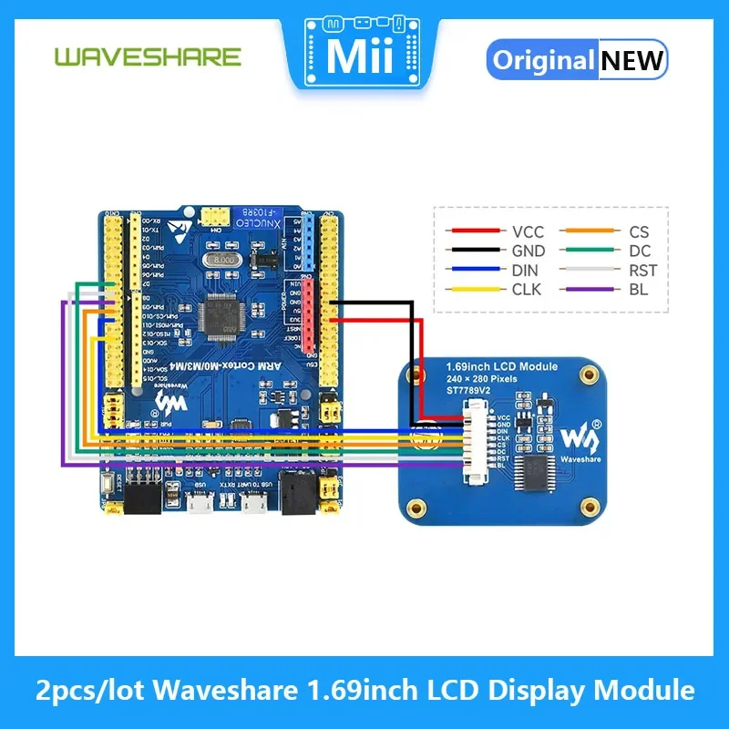 ̺꽦   LCD ÷ , 1.69 ġ LCD ÷, 240  280 ػ, SPI ̽,  ̿ IPS, Ʈ 2 