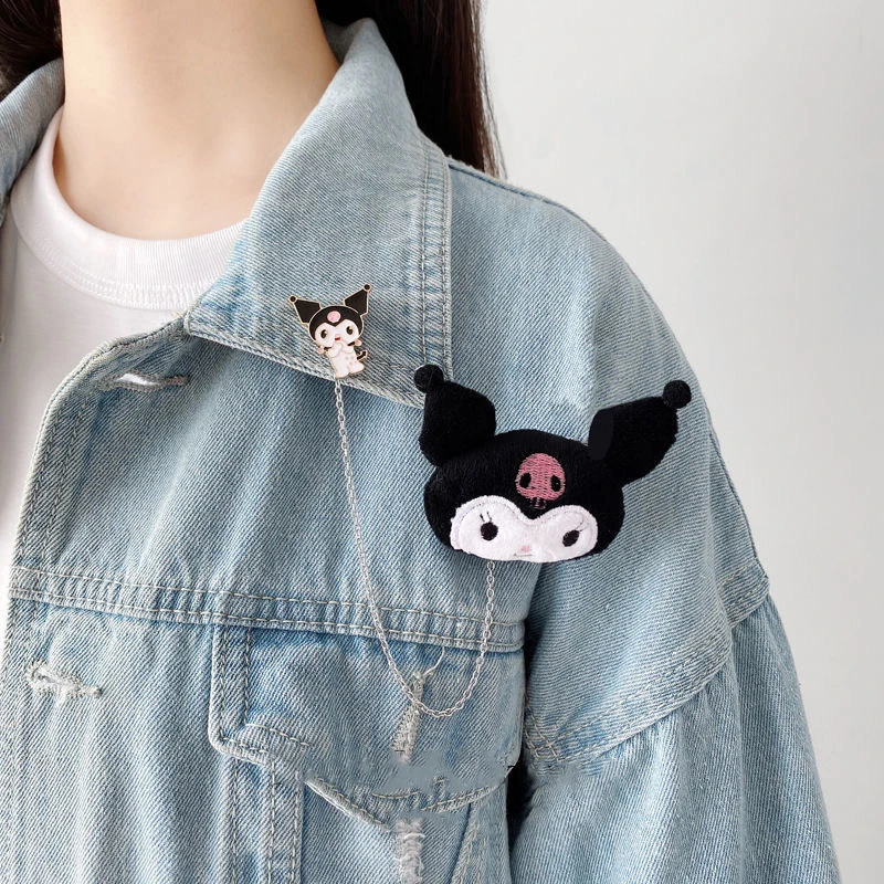 

Sanrio милая плюшевая Строительная игрушка мягкая сумка Подвеска мультфильм Sanrio значок аксессуары