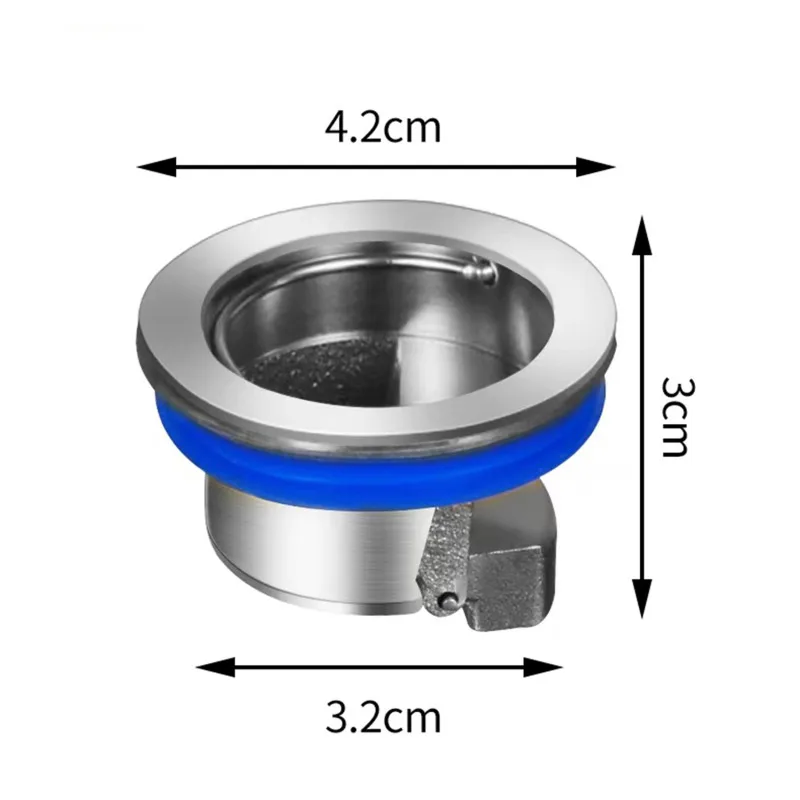 Description Picture 2 of itemOne Way Valve Shower Drainer Insect Prevention Seal Stopper Anti Odor Sewer Strainer Plug Drain Cover Floor Drain