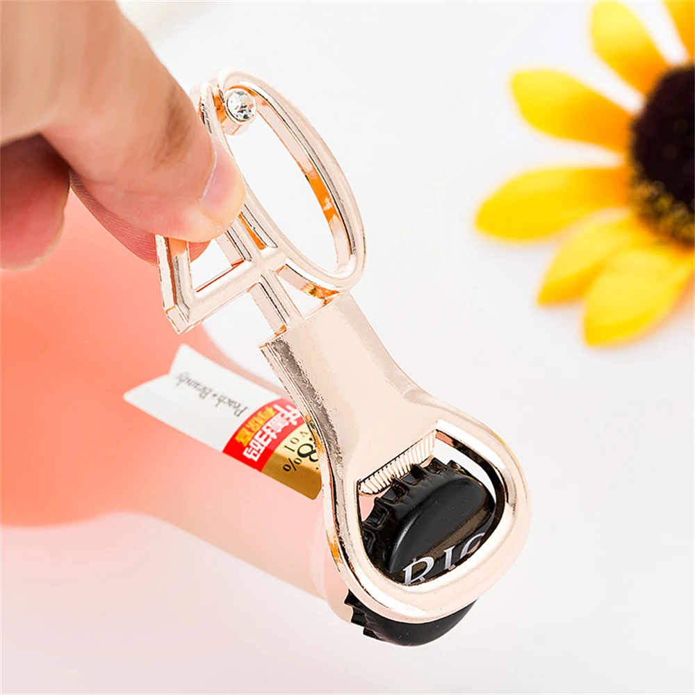 20pcs Golden Bottle Opener with Diamonds for 30/40/50/60/70/80th Birthday Party Decoration