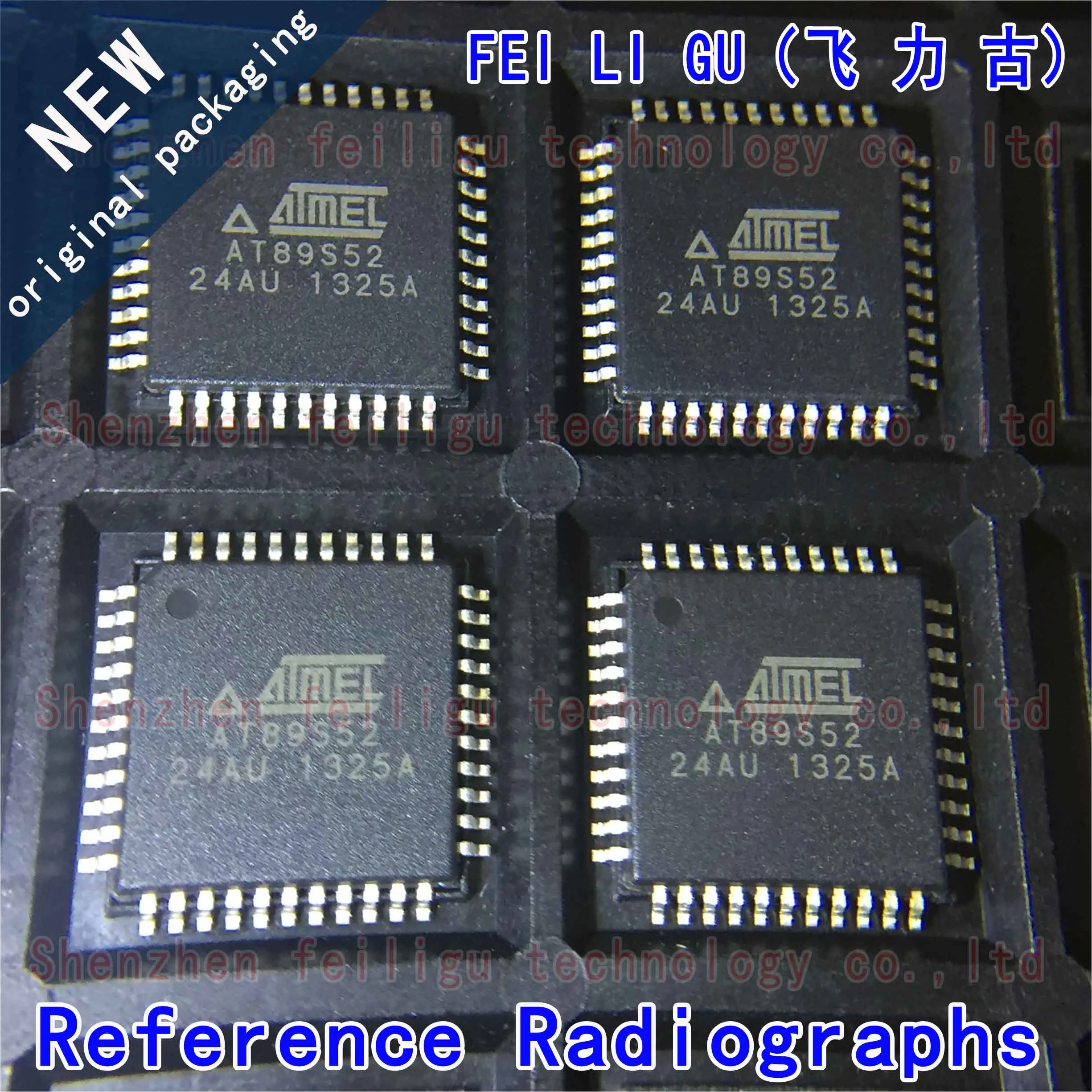 1~30PCS 100% New original AT89S52-24AU AT89S52-24 AT89S52 Package: TQFP44 MCU/MPU/SOC 8-bit microcontroller chip new original pic18f4685 i pt pic18f4685 i tqfp44 microcontroller chip ic