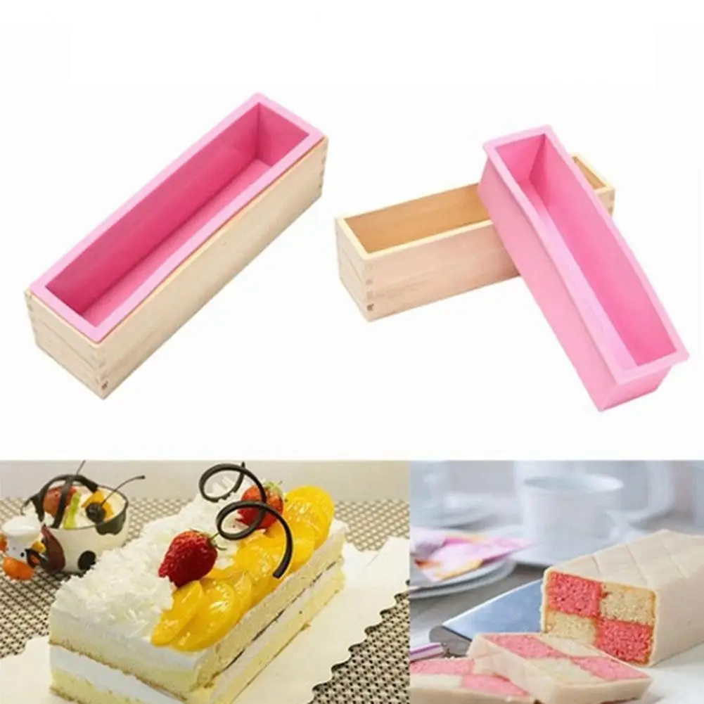 1 Set Useful Soap Loaf Mold Silicone Loaf Mold Eco-friendly Easy to Release DIY Tool Rectangular Soap for Children