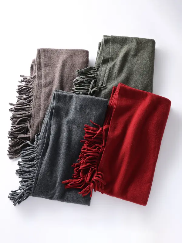 Light Luxury Autumn Winter Woman Shawl New Fashion 100% Cashmere Knitwear Tassel Loose Sweater Lady Long Sleeve Clothing Tops - Image 5