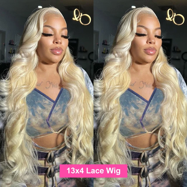 Discover the stunning HD Glueless 13x6 613 Body Wave Honey Blonde Lace Frontal Human Hair Wig. Expertly crafted with Brazilian hues, this 13x4 Lace Front Wig enhances your natural beauty with vibrant colors. Ideal for women seeking seamless style and sophistication.13x6 613 Body Wave Honey Blonde Lace Frontal Human Hair Wig Brazilian Color 13x4 Lace Front Wig For Women - Image 5