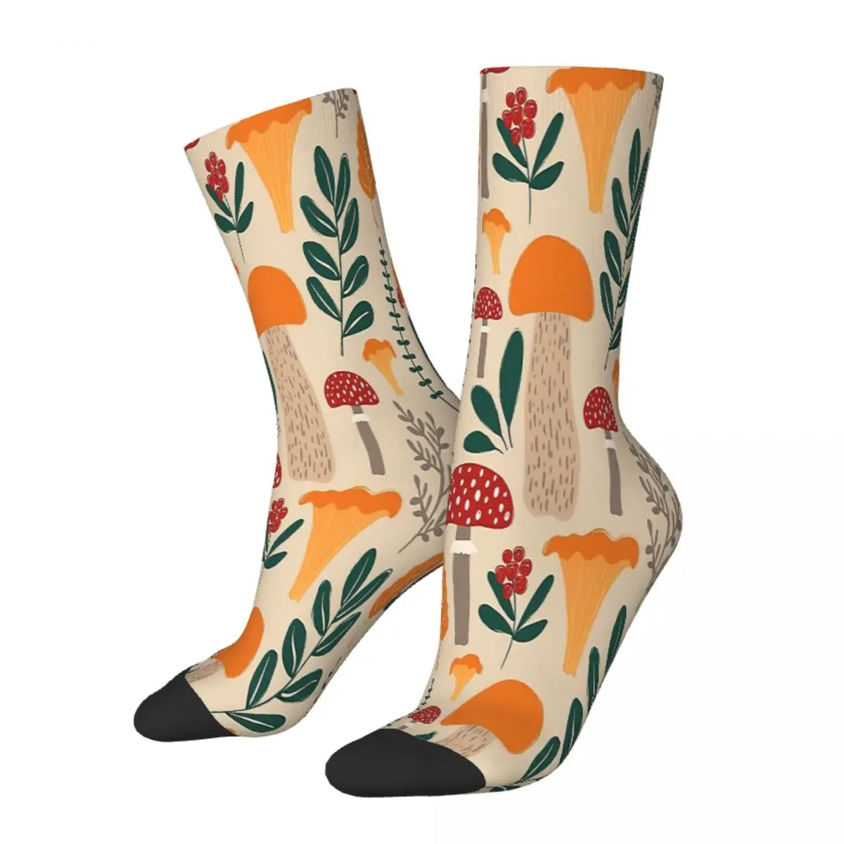 

Warm Medley Mushroom Mushrooms Forest Socks Male Mens Women Winter Stockings Harajuku