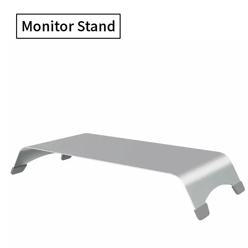 

Universal Monitor Stand Holder Aluminum Alloy Laptop TV PC Monitor Stand Bracket Organizer Home Office Desktop Monitor Riser