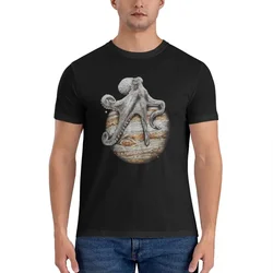 Mens clothing Celestial Cephalopod T-shirt Men Classic Oversized T Shirt Men Round Neck Summer Shirts Tops S-6XL