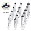 2-20Pcs 1ml-10ml Plastic Reusable Syringe For Measuring Nutrient Hydroponics Kithchen Tool 3