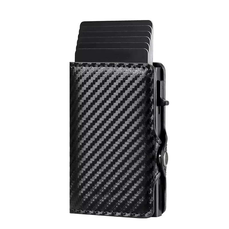 Sleek Carbon Fiber RFID-Blocking Minimalist Wallet