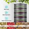 Herb Dryer Hang Rack Large Capacity Mesh Drying Rack Mesh Hang Basket Dryer Net Multipurpose Hang Mesh Net Hang Drying Net For 3