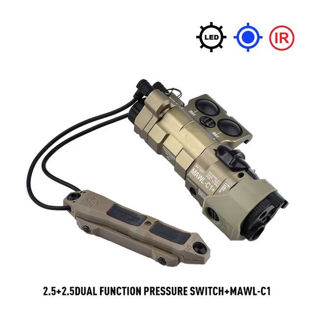 Wadsn New Real CNC Metal MAWL-C1+Tactical Laser IR Illumination