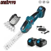 2 IN1 Electric Hedge Trimmer Cordless Rechargeable Handheld Weeding Pruning Shear Shrub Mower Garden Tool For Makita 18V Battery 1