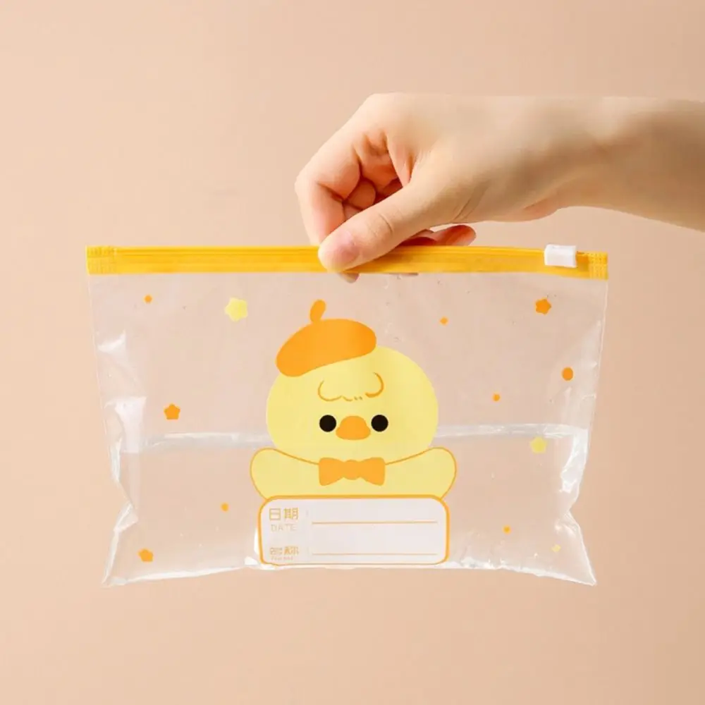 10PCS Cartoon Multi-size Storage Bag Portable Baby Clothes Storage Classified Sealed Bag Classified Organizer Bag Travel
