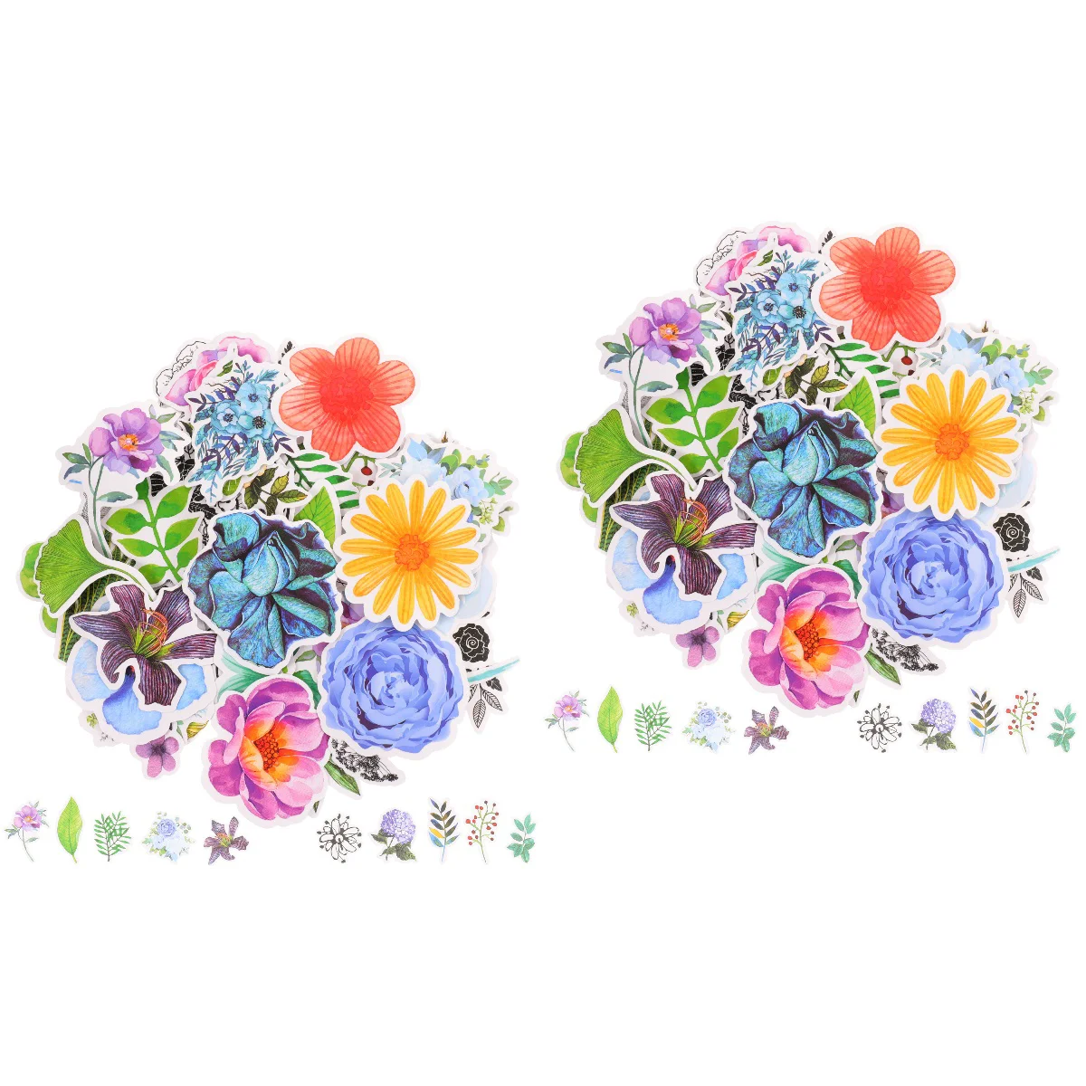 

Flower Computer Stickers Decorative Luggage Decals Aesthetic Floral Nature Water Bottles Teens Boho