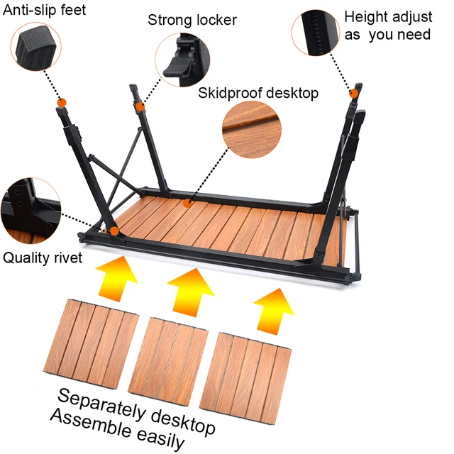 Folding Portable Camping Grill Table 3