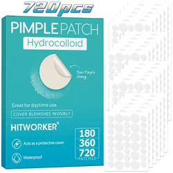 Invisible Transparent Hydrocolloid Acne Pimple Patches - 720 Count (720 Patches)