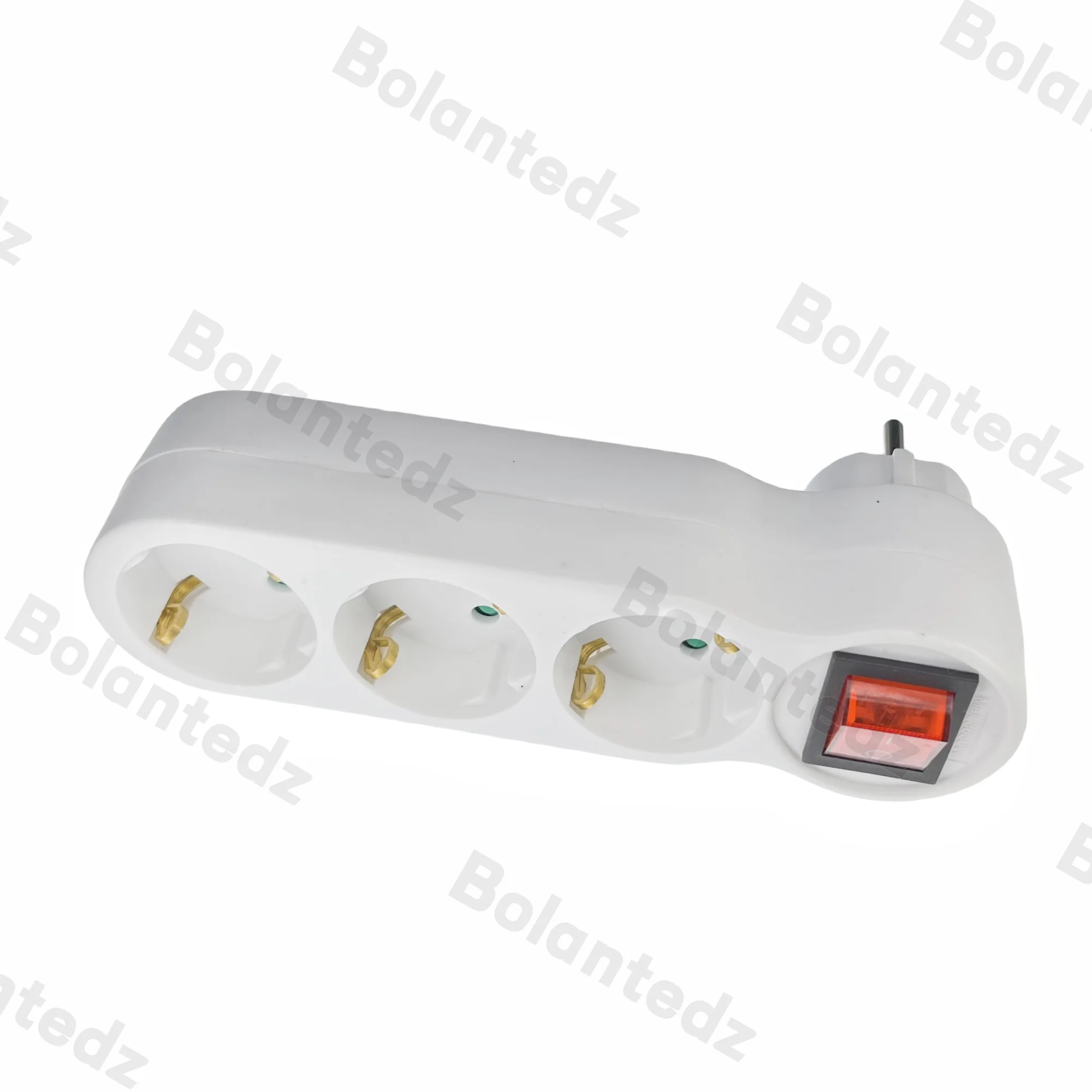 16A European Type Conversion Plug 1 TO 3 Way EU Standard Power Adapter Socket Mar28 Plug Adapter Electrical Socket Power Socket Power Extension Plug Extension Sockets Power Plug Connector