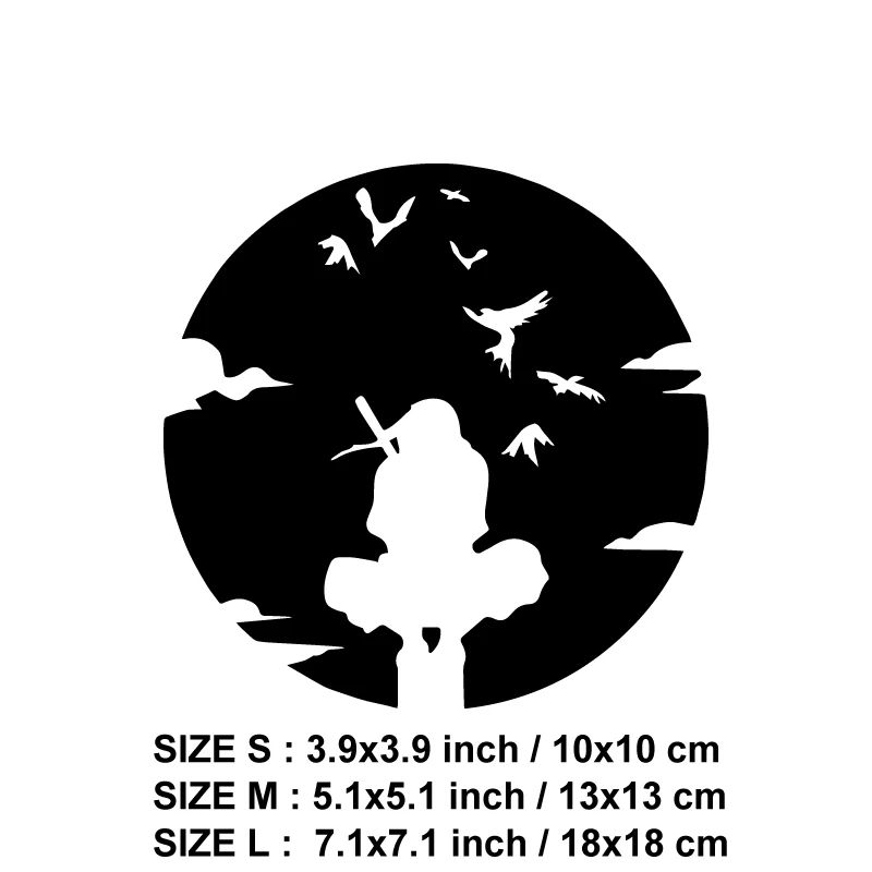 High-Quality Waterproof Personalized Anime Ninja Itachi Decorative Decal