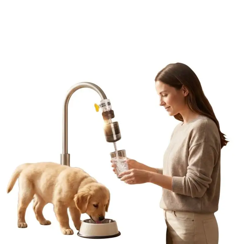 Titanium Water Filter with Durable ABS Body for Efficient Impurity Removal