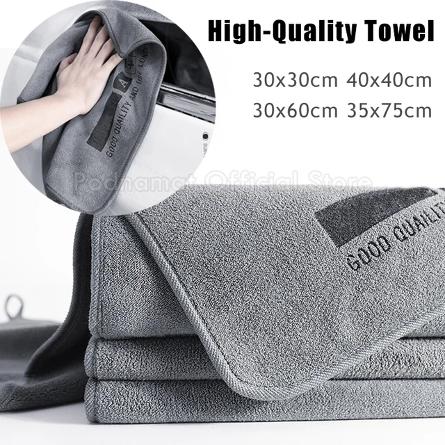 30x60CM Microfiber Car Towel Super Absorbent Car Wash Cloth Drying Rag for  Cars Polishing Household Window Cleaning Tools - AliExpress