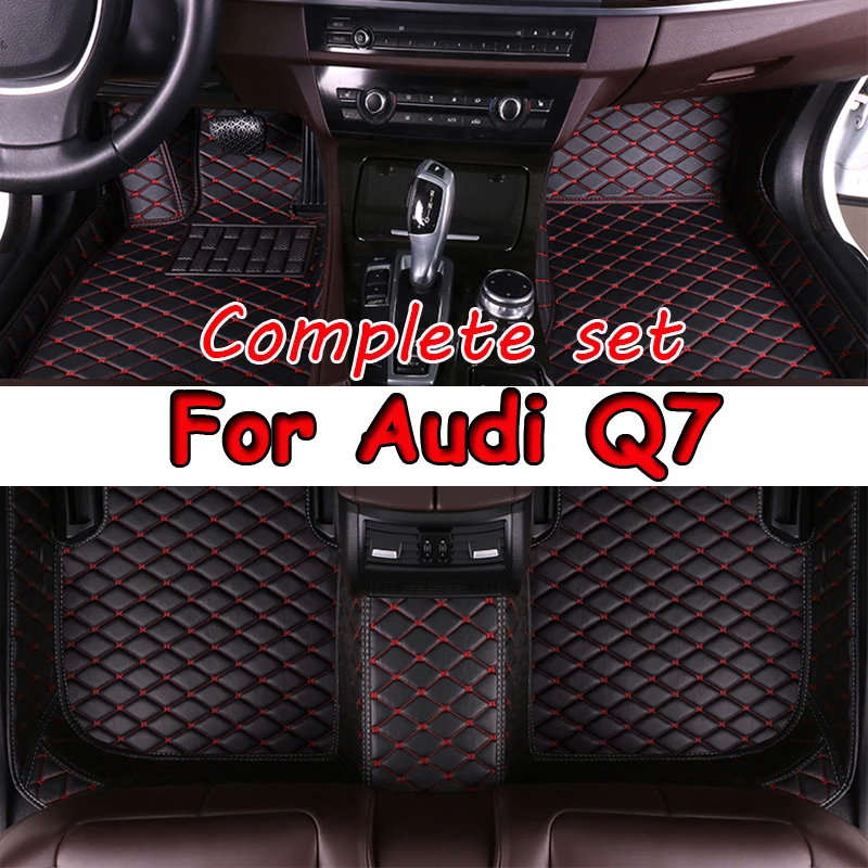 

Автомобильные коврики для Audi Q7 4L MK1 2005 ~ 2015, роскошный кожаный коврик, противогрязевой ковер, прочный автомобильный коврик, набор, аксессуары для интерьера автомобиля