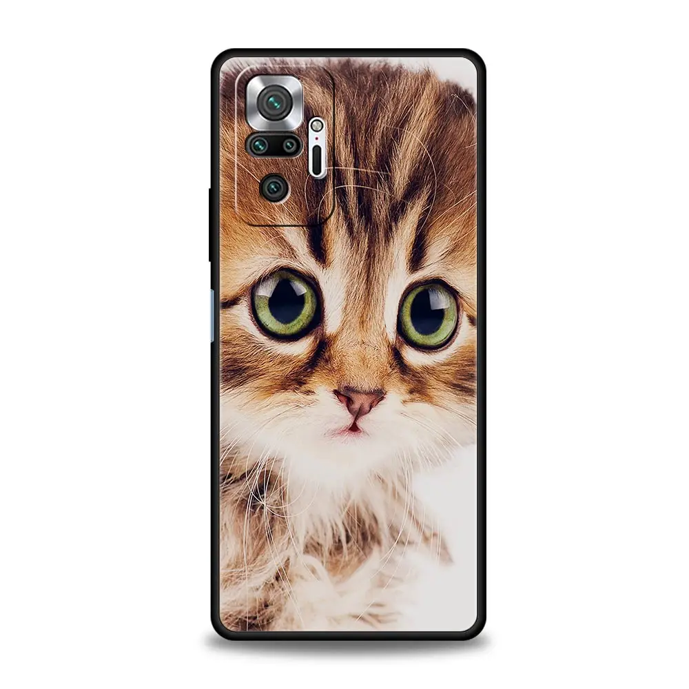 Cute Cartoon Cats Silicone Soft Phone Case - Durable Protective Bumper Cover