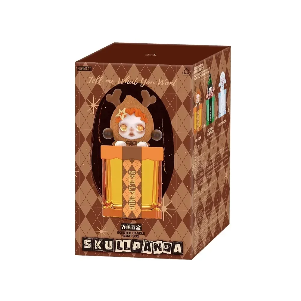 thumbnail image 1 of POP MART SKULLPANDA Tell Me What You What Series Aroma Candle Blind Box SP Cute Baby Doll Room Ornament Model Christmas Gift, 1 of 5