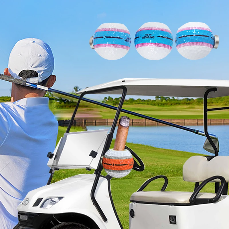 Golf Supplies Spherical Magnetic Cigar Holder Appearance Golf Course Accessories With Golf Cigar Holder Drop Shipping 6