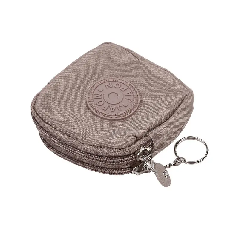 Mini Nylon Coin Purse with coins