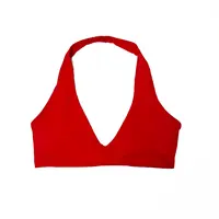 NCLAGEN Gym high support Workout underwear SoftMotion Minimal Halter Neck Bralette Women's sports bra Pilates yoga halter top - Image 4