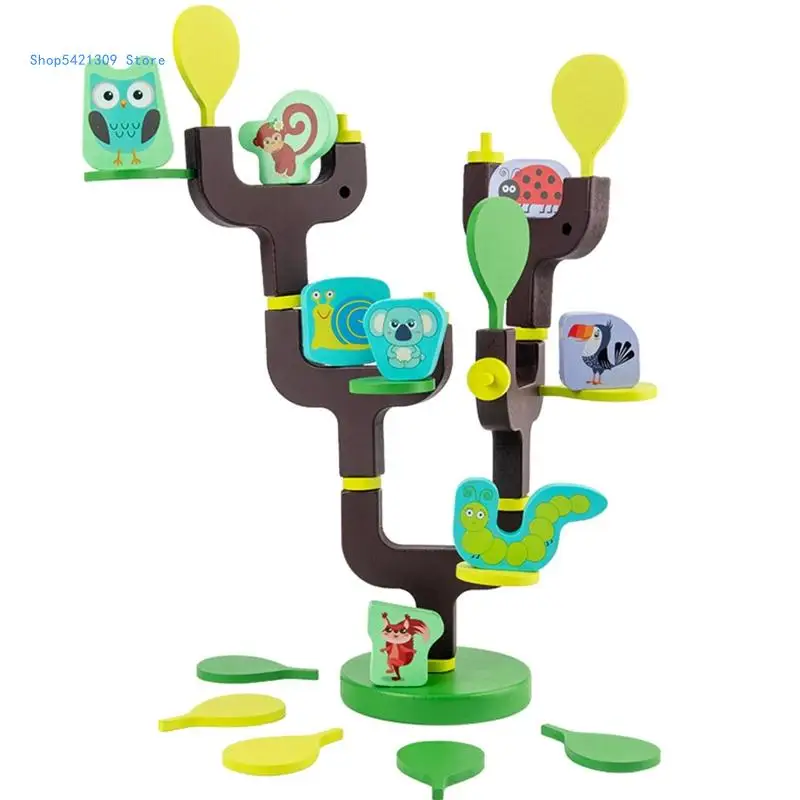 

85WA Stacked Tree Building Blocks Children's Game Kinderganten Educational