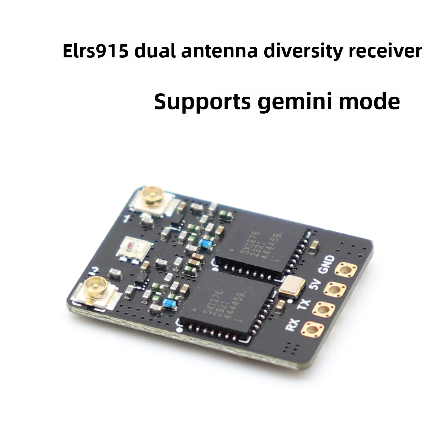 Ricevitore di diversità ELRS 915 MHz con modalità SUPER-D - Gemini a doppia antenna per la massima gamma FPV e la stabilità dei collegamenti, RX a lungo raggio - immagine 2