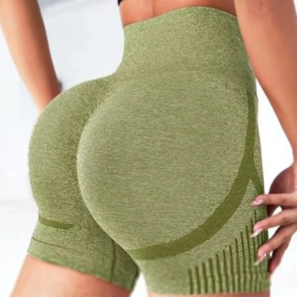 Women's Butt Lift Yoga Shorts High Waist Abdomen Cycling Shorts Quick-drying Breathable Fitness Ladies Yoga Gym Running Short