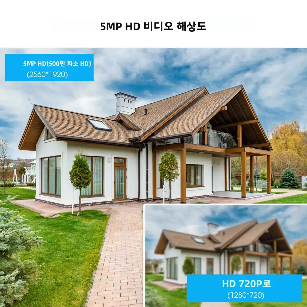Srihome 5MP 4CH POE Wifi 보안 카메라 시스템(10.1인치 터치 스크린 홈 비디오 감시 키트 포함) 오디오 야외 IP 카메라