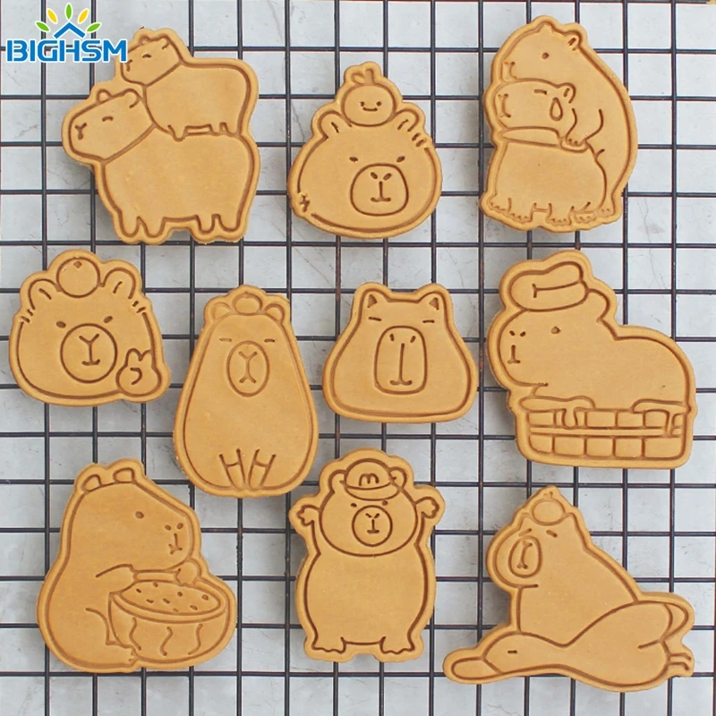 Cartoon Capybara Shaped Cookie Cutter Animal Fondant Biscuit Mold Cake Decoration Tools Baking Accessories Kitchen Gadget cake baking tools cake decorating tips