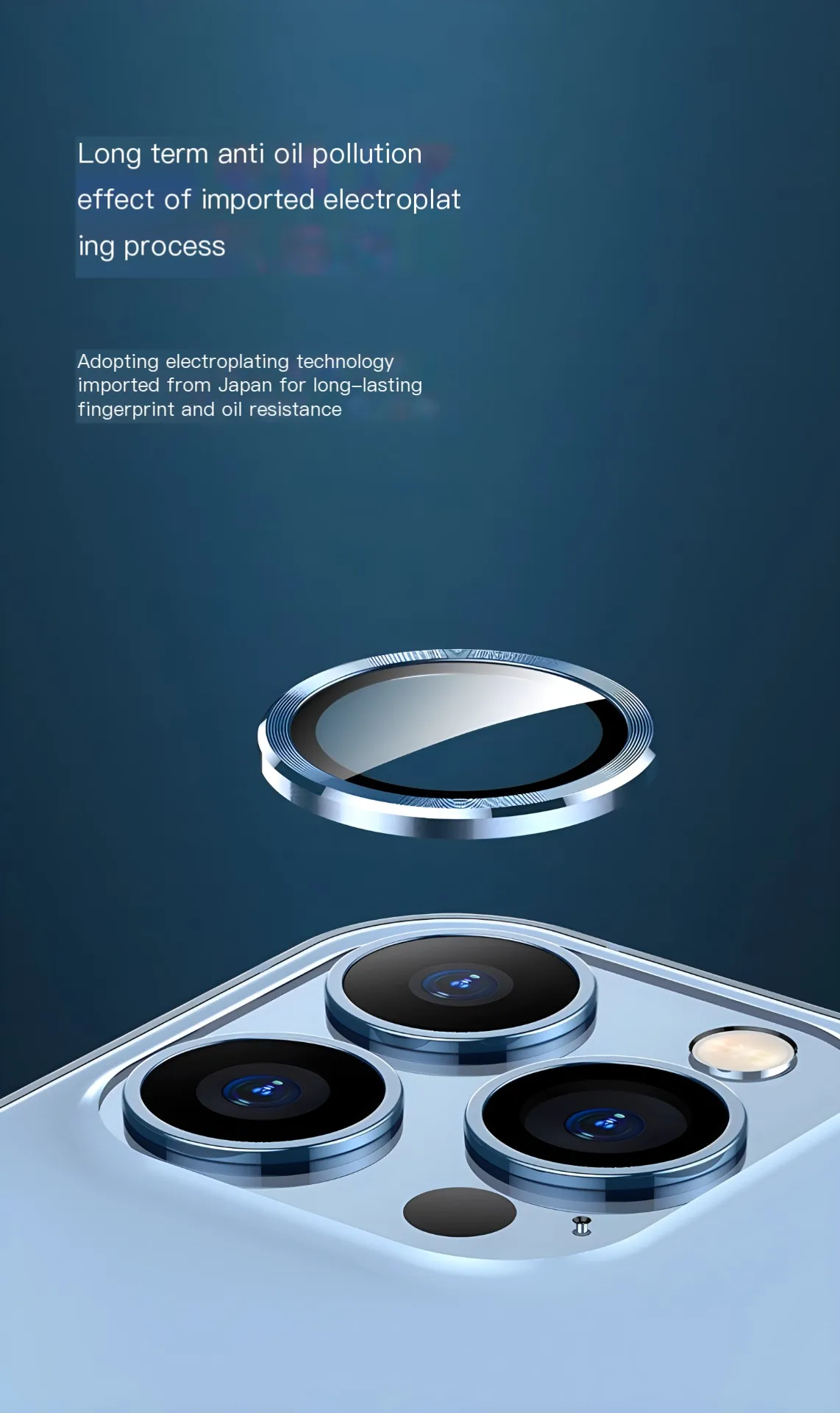 واقي الكاميرا حلقة معدنية لهاتف iPhone ، iPhone 14 Pro Max ، زجاج مقسى ، غطاء العدسة الخلفية ، iPhone 13 Pro Plus ، iPhone 15 غطاء واقي